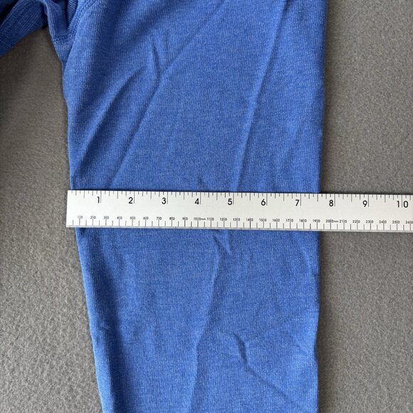 Puma Mens XL Blue Gray Logo Hoodie Pullover Long Sleeve Active Running Gymwear - Picture 10 of 16